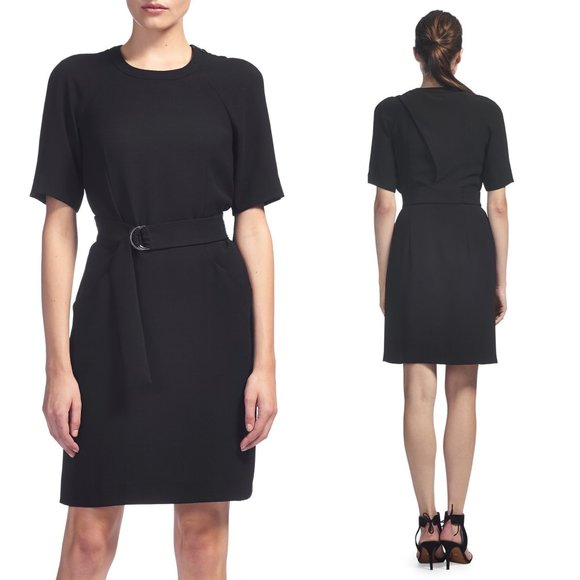 whistles montana denim dress